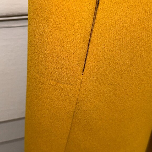 Anne Klein Mustard Yellow Ponte Longline Vest – Women’s Structured Layer L - Picture 4 of 6